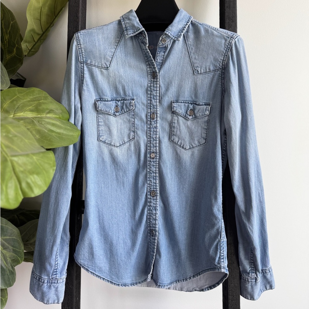 Light Blue Denim Shirt by GAP